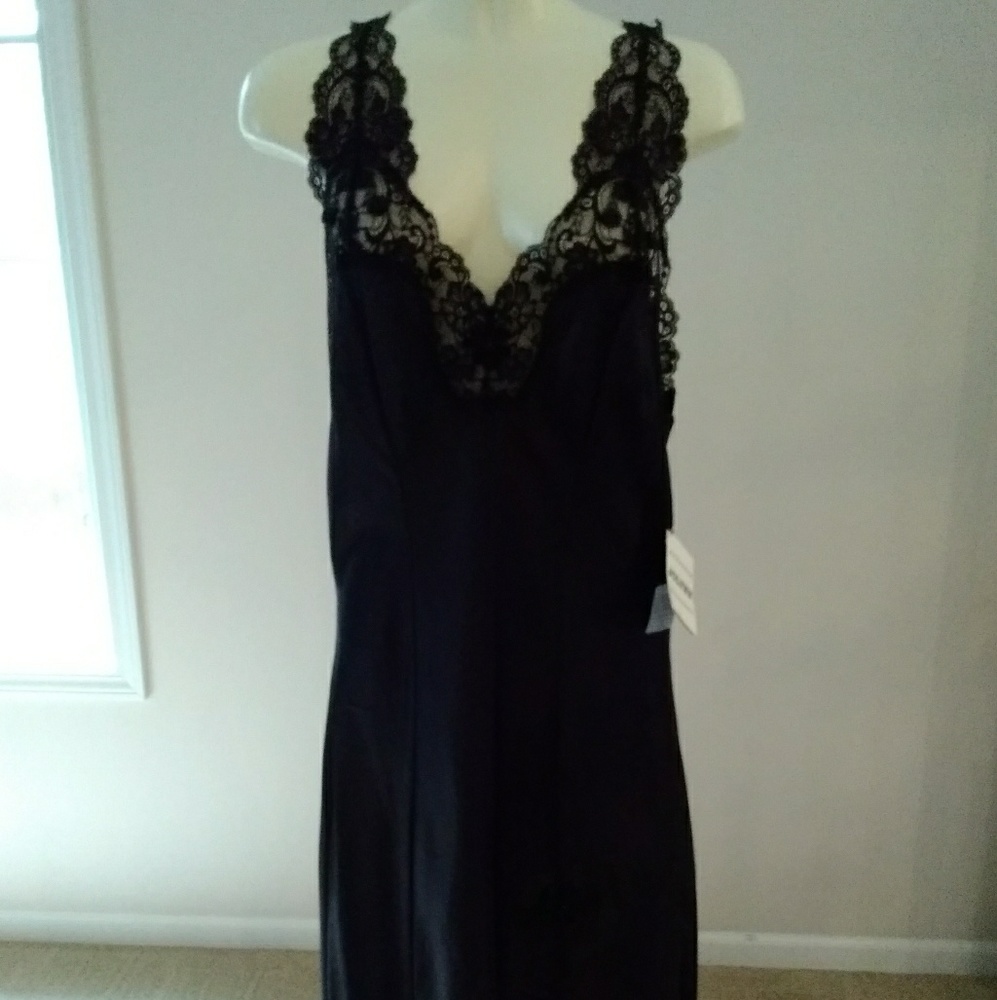 Jolynn plus size satin gown